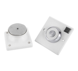 Geofire Conquest 230V Electromagnetic Fire Door Holder - Flush Mounted (3-59-0365)
