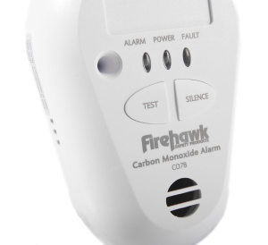 Firehawk CO7B-10YW Longlife Battery Radio-Interlink Carbon Monoxide Alarm