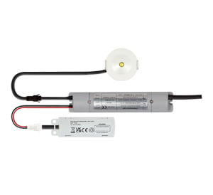 ESP Duceri 3W LED IP20 Open Lens Emergency Downlight - Lithium Battery (D2402MF)