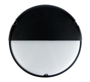 BLE DORE 14W IP65 Die-Cast Circular Emergency Amenity Light with Self Test - Black (EL-120802-M3)