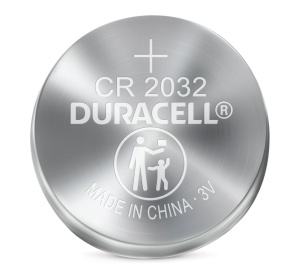 Duracell 3V CR2032 Lithium Coin Cell Battery (Pack of 2) (DL2032B2)