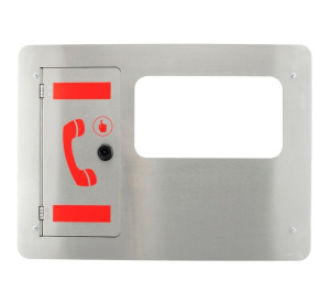 Eaton VoCALL 5 Stainless Steel Flush Mount Cover for EFVCC5 Master Panel (EFVCC5-FC)