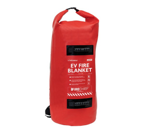 Firechief LithShield 6m x 8m Light EV Fire Blanket with Red Backpack (FEVBL608)