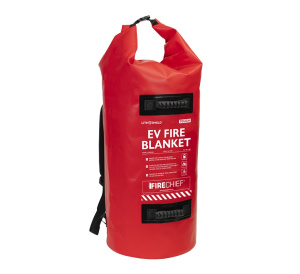 Firechief LithShield 5m x 5m Tough EV Fire Blanket with Red Backpack (FEVBT505)