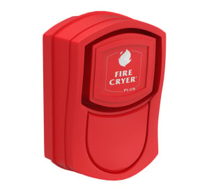 Vimpex Fire-Cryer Plus Voice Sounder - Red Body, Deep IP66 Base (FC3/A/R/0/D)
