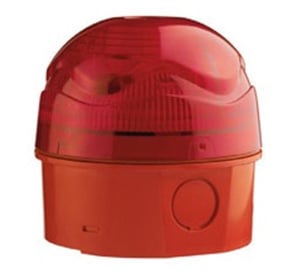 Vimpex Banshee Excel FlashDome - LED Beacon - Red - IP66 Deep Base (8582101)