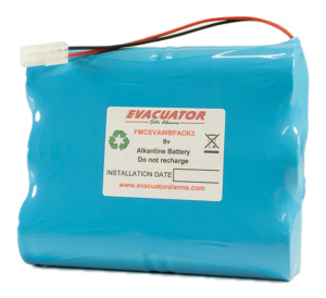 Evacuator Synergy RF 9V 17Ah Longlife Battery Pack (Blue Pack) (FMCEVAWBPACK3)
