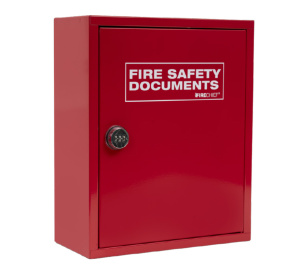 Firechief Red Metal Document Cabinet with Combination Lock (FMDCC-RED)