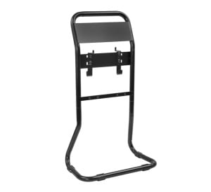 Firechief Flat-Pack Double Tubular Fire Extinguisher Stand - Black (FPSB2)