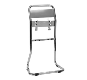 Firechief Flat-Pack Double Tubular Fire Extinguisher Stand (Chrome) (FPSC2)