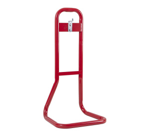 Firechief Tubular Single Fire Extinguisher Stand - Red (FTSR1)