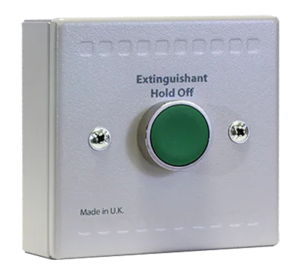 Kentec Sigma Si Extinguishant Hold Off Unit - Green Button (K91000M10)