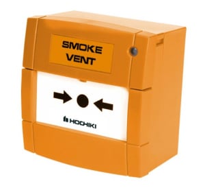 Hochiki HCP-EO(SCI) Manual Call Point with SCI "SMOKE VENT" (Orange)