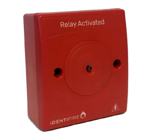 Vimpex Identifire Aux 24V Relay 5/8A, Red, Surface Mount (10-2710RSR-S)