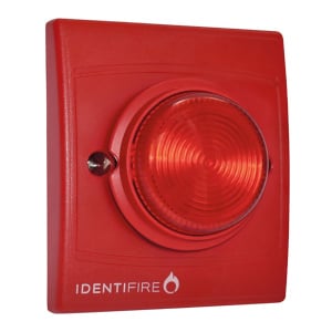 Vimpex Identifire Tritone Sounder VID - Red Body, Red Lens, Flush Mount (10-1110RFR-S)