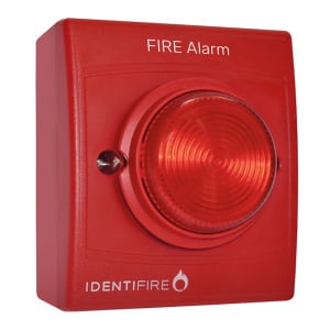 Vimpex Identifire Tritone Sounder VID - Red Body, Red Lens, Surface Mount (10-1110RSR-S)