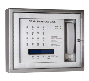Cameo Orbital RS16 16-Line Disabled Refuge/Toilet Alarm System c/w Batteries, Surface Mount - Loop Wired (ORB/L/RS16/OLED/S)