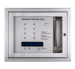 Cameo Orbital RS8 8-Line Disabled Refuge/Toilet Alarm System c/w Batteries, Flush Mount - Radial Wired (ORB/R/RS8/OLED/F)
