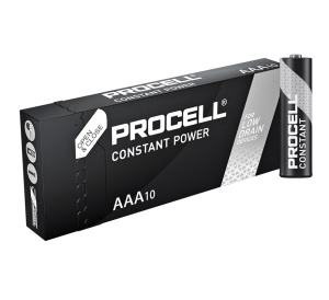 Duracell Procell Constant Power AAA - LR03 1.5V Alkaline Battery (Pack of 10)