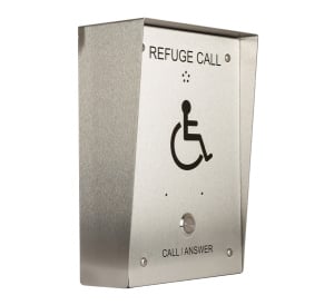 Cameo Type B Disabled Refuge Outstation, Weather Resistant (IP33), Stainless Steel with Surface Back Box - Radial Wired (RCO/WR/R)