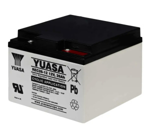 Yuasa 12v 26Ah VRLA Deep Cycle Battery (REC26-12I)
