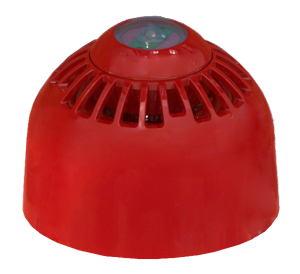EMS FireCell FC-315-CA2 Red Ceiling Mounted Sounder VAD (Head Only)