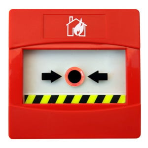 Vimpex Sycall Reset Glow Manual Call Point - Savwire - Red - Surface Mount (SY-RS03)