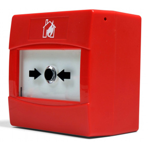 Vimpex Sycall Reset Glow Manual Call Point - Savwire - Red - Surface Mount (SY-RS03)
