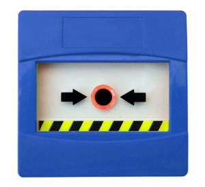 Vimpex Sycall Reset Glow Manual Call Point - Blue (SY-BD01)