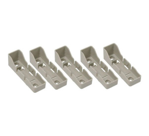 GENT Pack of 5 DIN Rail Brackets for Low Voltage Interfaces (S4-34491)