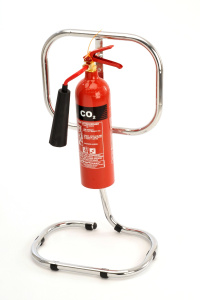 Jewel Chrome Fire Extinguisher Stand - Single