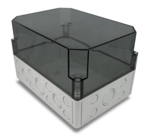 Hochiki SMB-2 DIN Mounting Box - Large (up to 6 DIN rail modules)