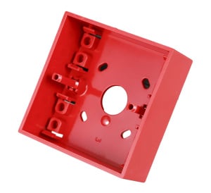 Hochiki SR MOUNTING BOX Surface Mounting Call Point Back Box (Red)