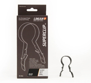 LINIAN 1LSR2325 SuperClip 23-25mm, Red (Pack of 25)