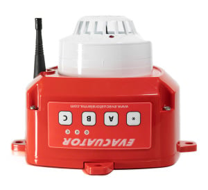 Evacuator Synergy+ Wireless Site Alarm A1R Heat Detector (FMCEVASYNP3)
