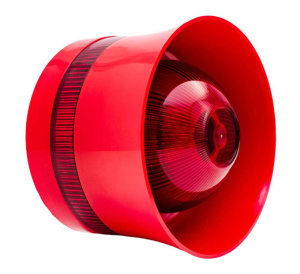 Global Fire VALKYRIE CSB Conventional Wall Sounder Beacon (Red) (VALKYRIE-CSB)
