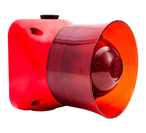 Global Fire VALKYRIE CSB IP65 Conventional Wall Sounder Beacon (Red) (VALKYRIE-CSB-IP65)