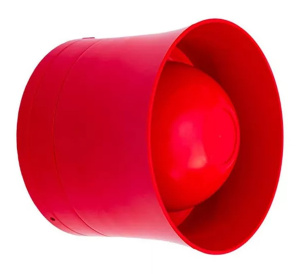Global Fire VALKYRIE CS Conventional Wall Sounder (Red) (VALKYRIE-CS)