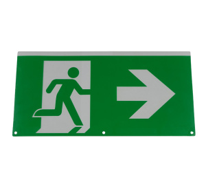 BLE Exit Legend for WESTON Hanging Exit Sign - Left/Right Arrow - ISO Version (EL-131802-LR)