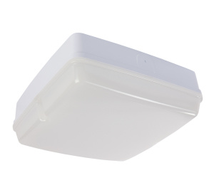 BLE WHIRLOW 14W IP65 Square Emergency Amenity Light - White Base (EL-120901-WH-M3)