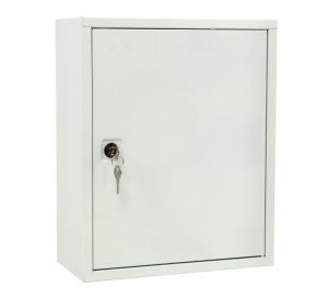 Firechief White Metal Document Cabinet with Key Lock (FMDCK-WHITE)