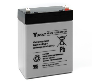 Yuasa Yuvolt 12v 2.9Ah Sealed Lead Acid Battery (Y2.9-12)