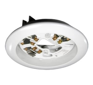 Hochiki YBN-UA(WHT) Recess Adaptor for White ESP & CDX Devices (Requires Installation Kit YYA-A)