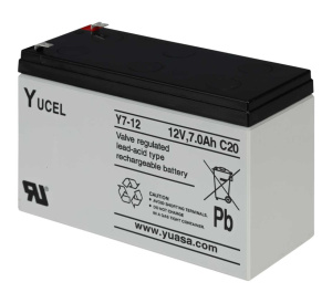 Yuasa Yucel 12v 7Ah Sealed Lead Acid Battery (Y7-12)