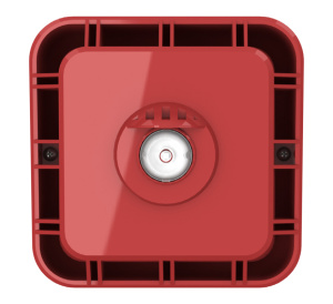 Zeta Xtratone Conventional Wall Sounder VAD Beacon (Red Body / White Flash) (ZXTB/R)
