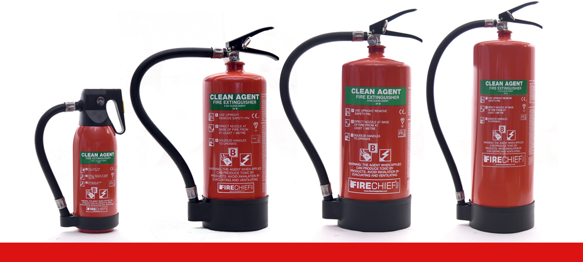 Firechief Clean Agent Extinguishers Now Available